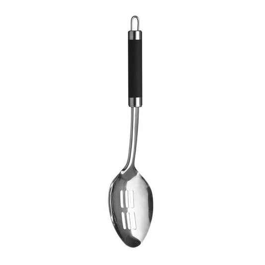 Slotted Spoon with Black Handle - Premier Home