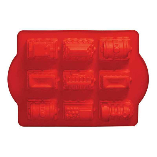 9 Trains Red Cake Mould - Premier Home