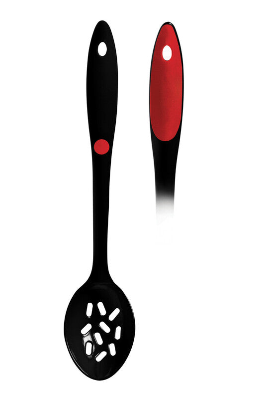 Black Melamine Slotted Spoon