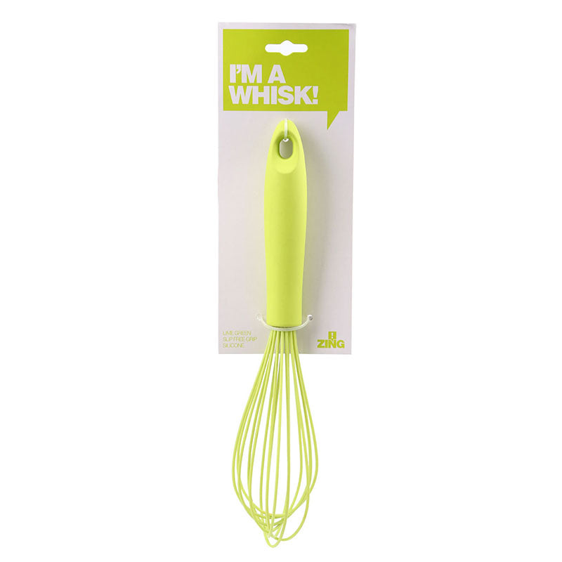 Zing Lime Green Silicone Whisk