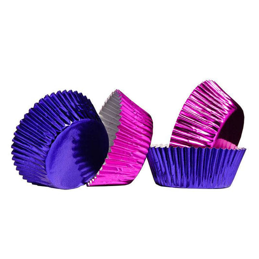 Medium Purple/Fuchsia Cupcake Cases - Premier Home
