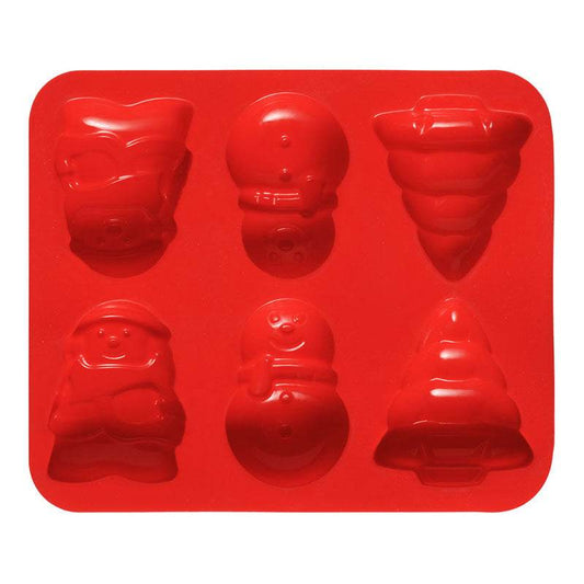 Red 6 Christmas Theme Cake Mould - Premier Home