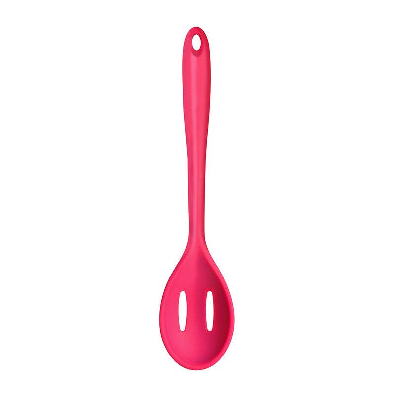 Zing Hot Pink Silicone Slotted Spoon - Premier Home