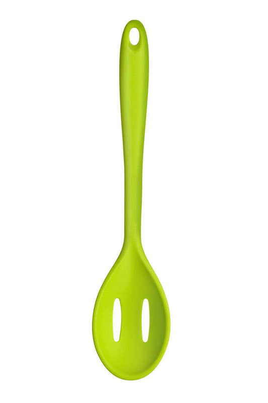 Zing Lime Green Silicone Slotted Spoon - Premier Home