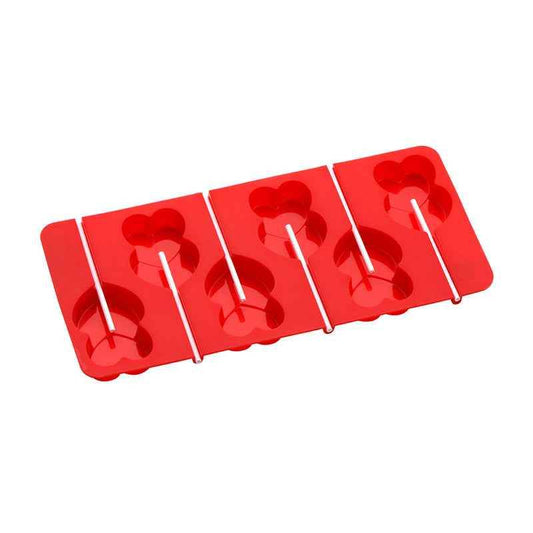 6 Heart Moulds And 12 Sticks Cake Pop Mould - Premier Home