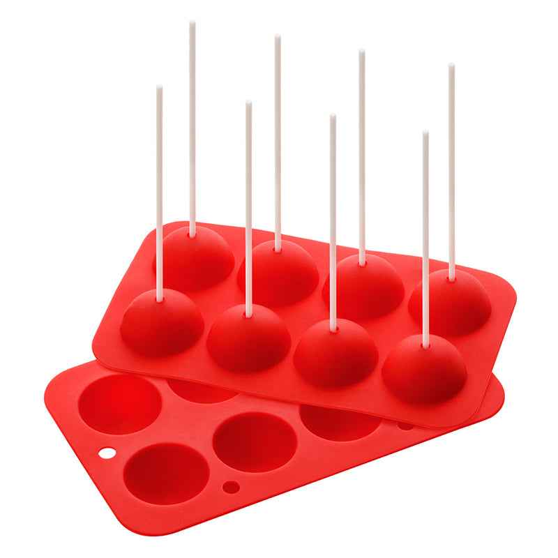8 Ball And 24 White Sticks Cake Pop Mould