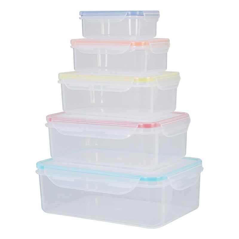 5pc Rectangular Food Containers - Premier Home