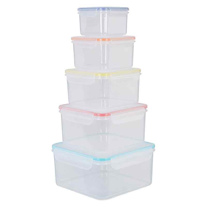 5pc Square Food Containers - Premier Home