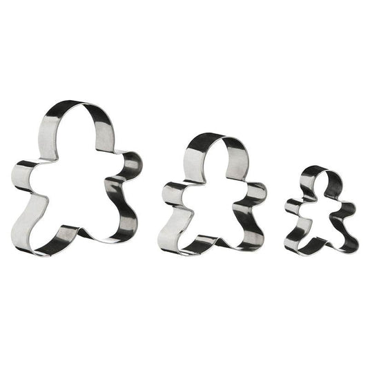 Gingerbread Man 3Pc Cutter Set - Premier Home