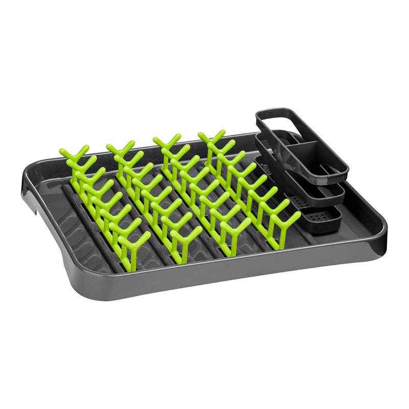 Grey And Lime Green Dish Drainer