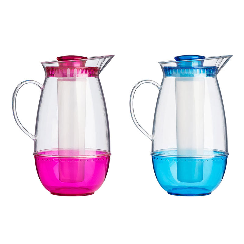 Clear and Blue jug with Ice Chamber - 2.5Ltr
