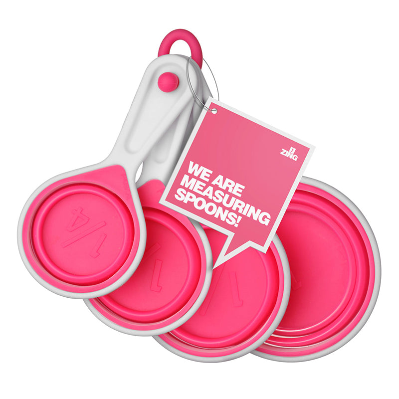Zing Hot Pink Measuring Cups - Set Of 4 (Copy)