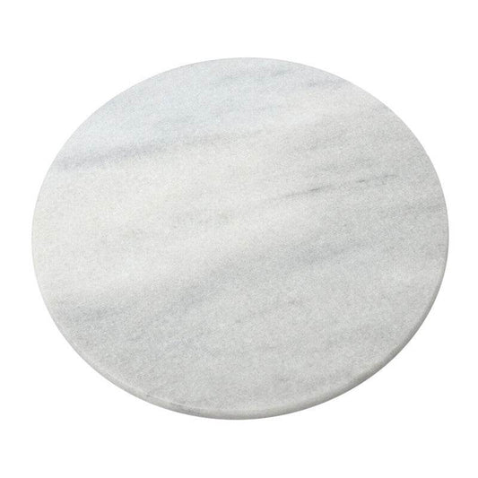 Salerno White Marble Lazy Susan - Premier Home