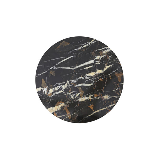 Marmore Black and Gold Marble Lazy Susan
