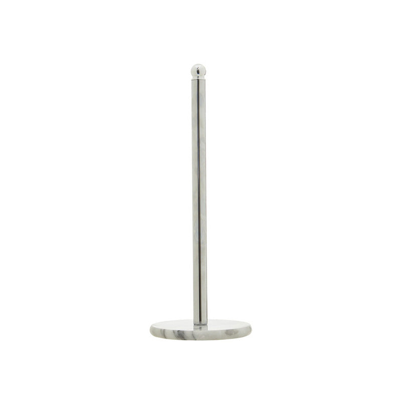 Delphine Chrome Kitchen Roll Holder with Marble base