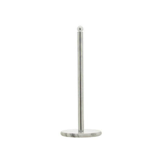 Delphine Chrome Kitchen Roll Holder with Marble base - Premier Home