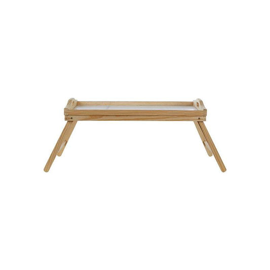 White Top Pinewood Bed Tray. - Premier Home