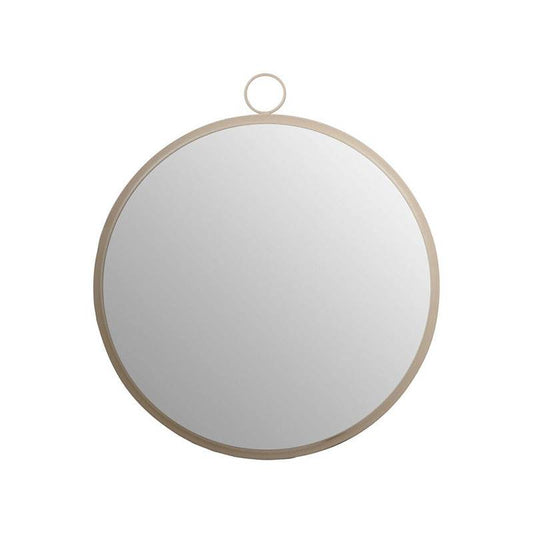 Karval Round Wall Mirror With Gold Finish Frame - Premier Home