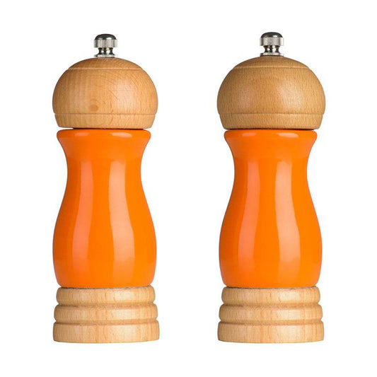 Orange High Gloss Salt and Pepper Mill Set - Premier Home