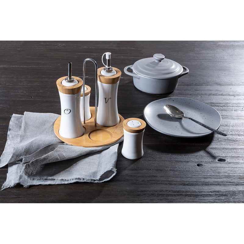 4Pc Tall Condiment Set - Premier Home