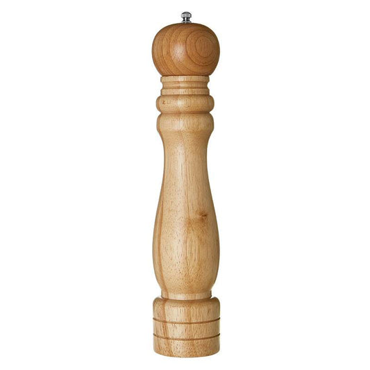 Rubberwood Pepper Mill - 14in - Premier Home