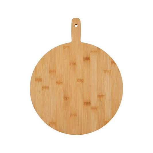 Aleki Bamboo Round Paddle Chopping and Serving Board - Premier Home