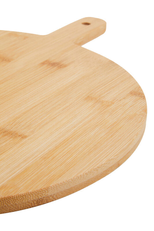 Aleki Bamboo Round Paddle Chopping and Serving Board