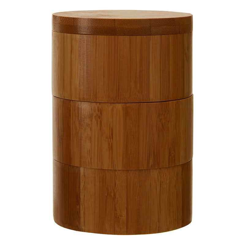 Bamboo Natural Cylindrical Storage Set - Premier Home