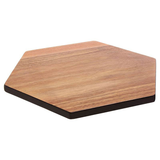 Socorro Hexagonal Black Edge Chopping Board - Premier Home