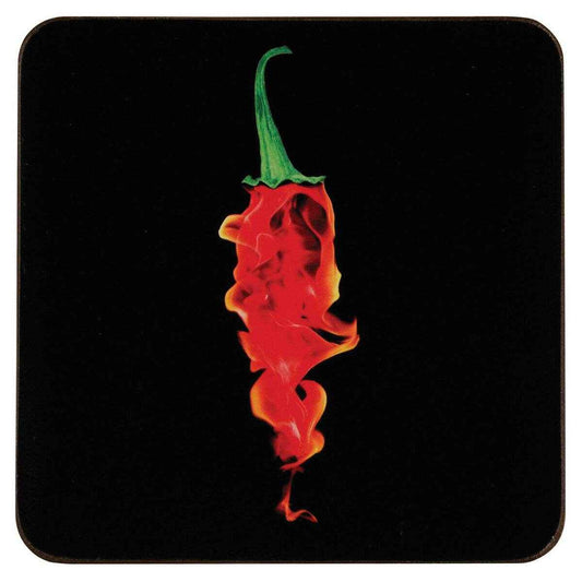 Flaming Chill Coasters - Set Of 4