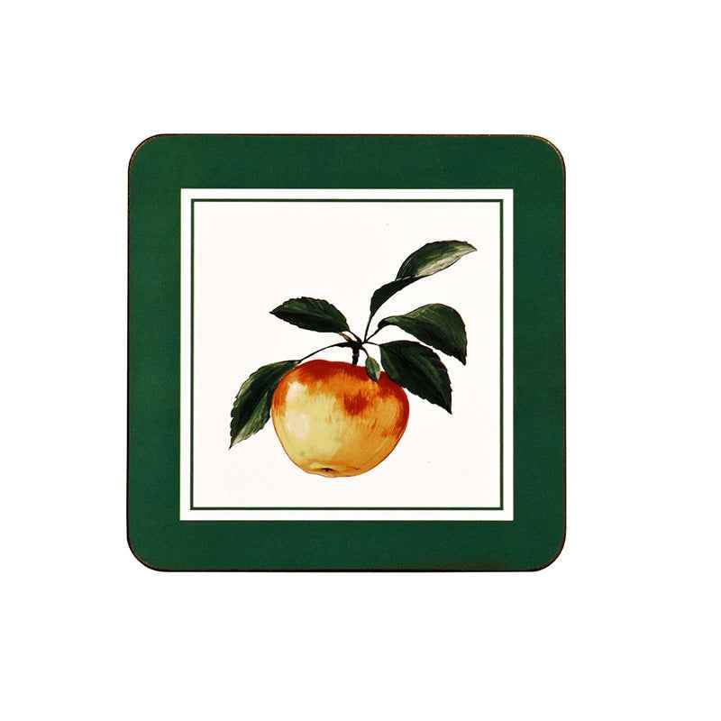 Apple Orchard Cork Coasters - Set Of 4 - Premier Home