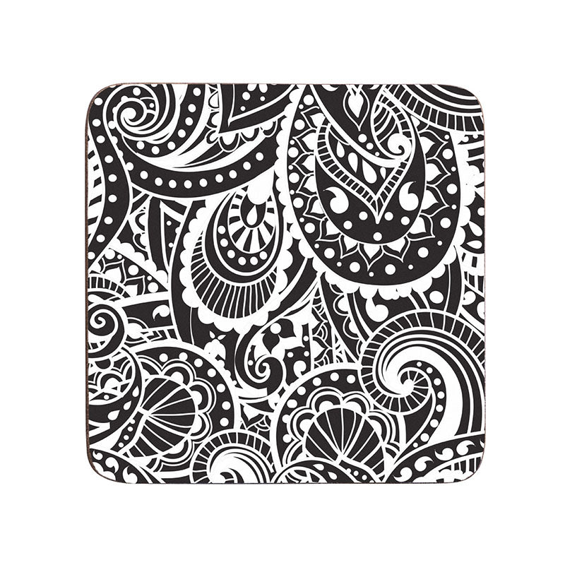 Paisley Coasters - Set of 4