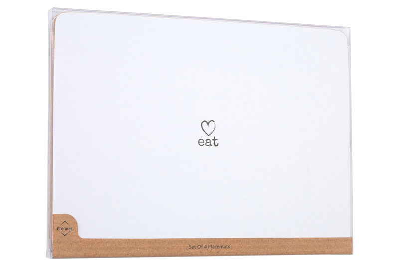 Charm "Eat" Placemats - Set Of 4