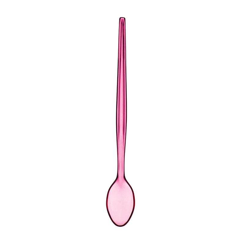 Pink Plastic Sundae Spoons - Set of 6 - Premier Home
