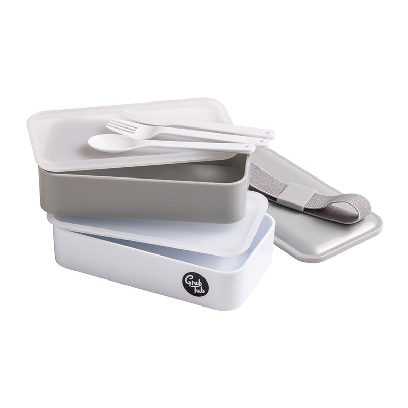 Grub Tub Grey Lunch Box