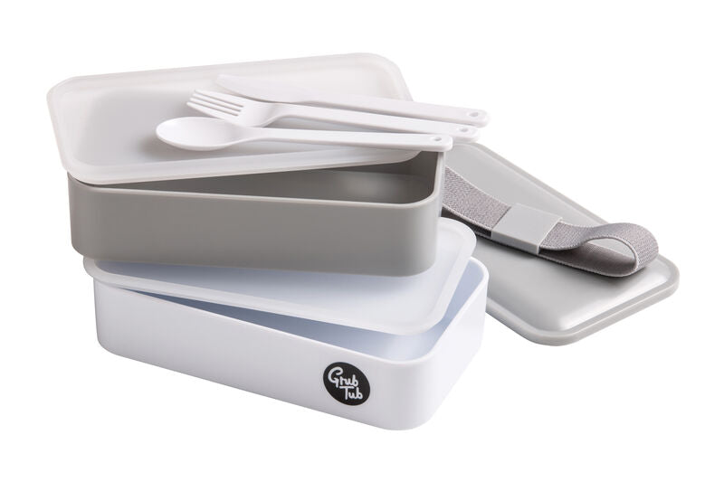 Grub Tub Grey Lunch Box