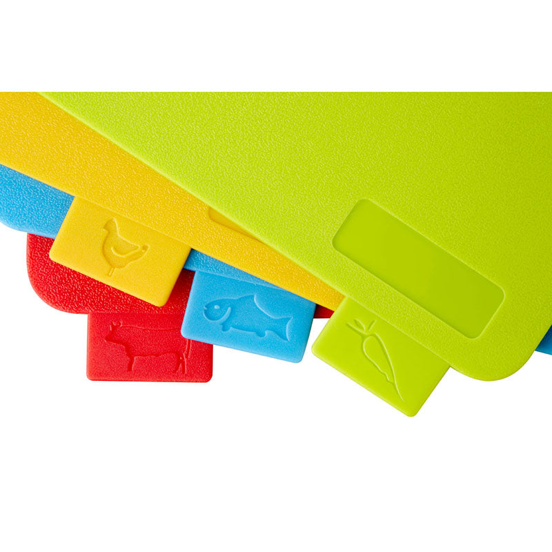 Wood Stand Chopping Boards - Set of 4