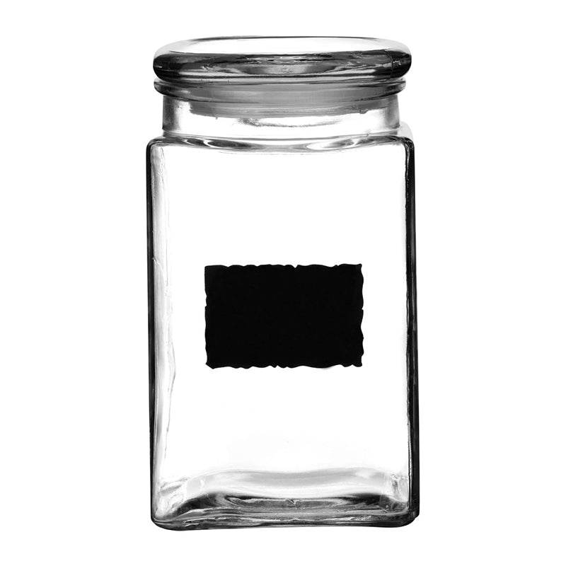 Glass and Chalkboard Storage Jar - 97kg - Premier Home