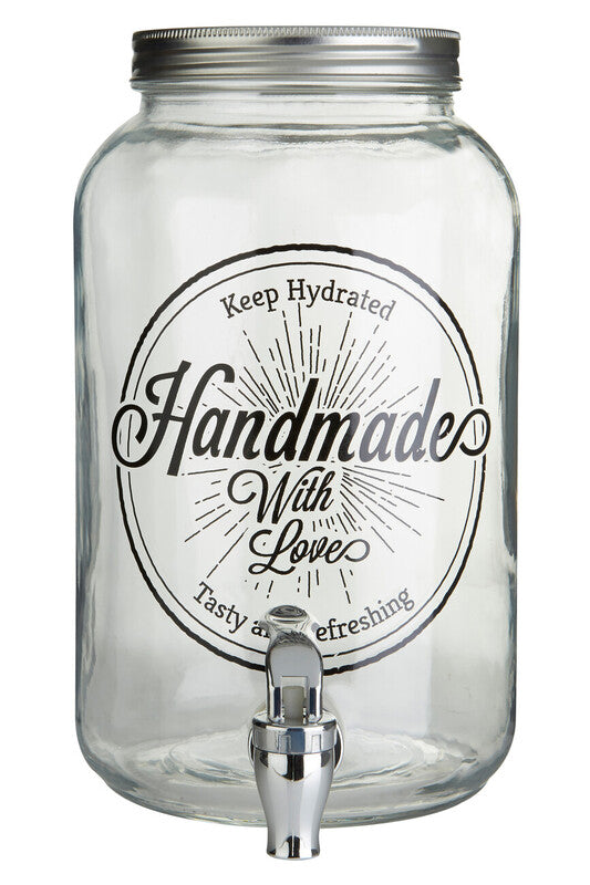 Glass Drinks Dispenser - 3500ml