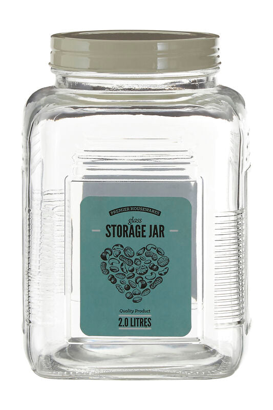 Large Glass Storage Jar - Set of 3