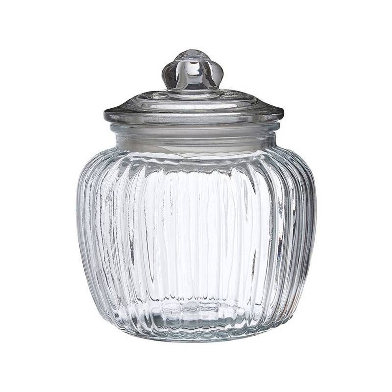 Vintage Design Glass Storage Jar - 1320ml