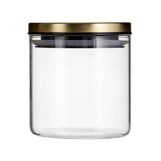 Freska Gold Lid Storage Jar - 550ml - Premier Home