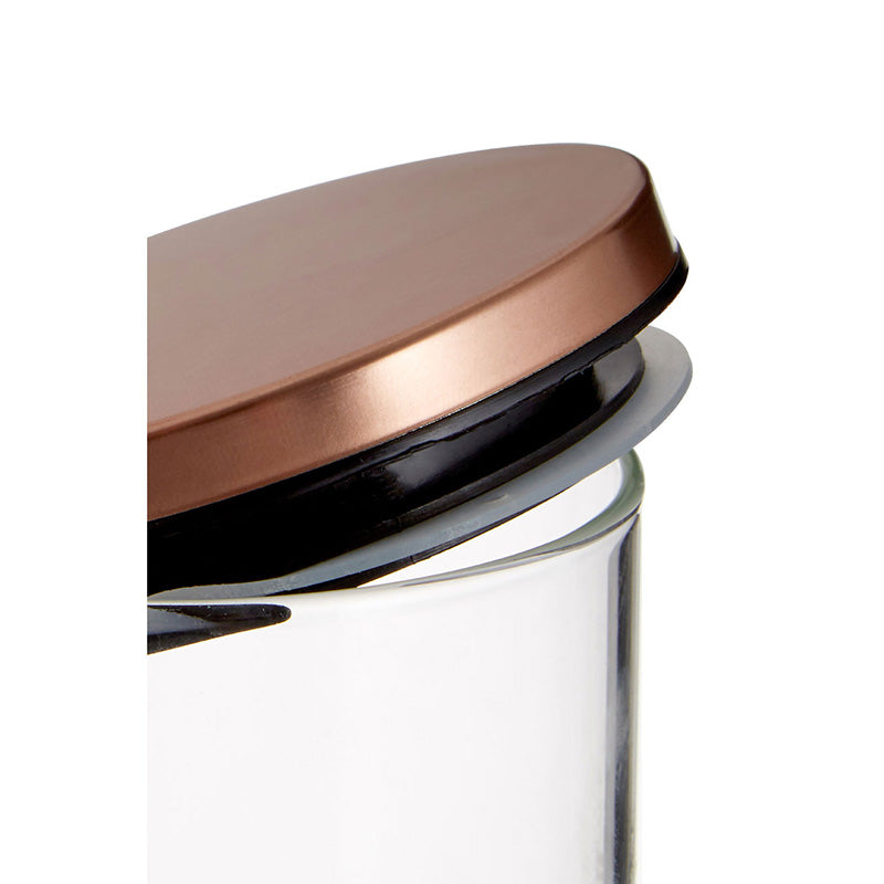 Freska Rose Gold Lid Storage Jar - 950Ml