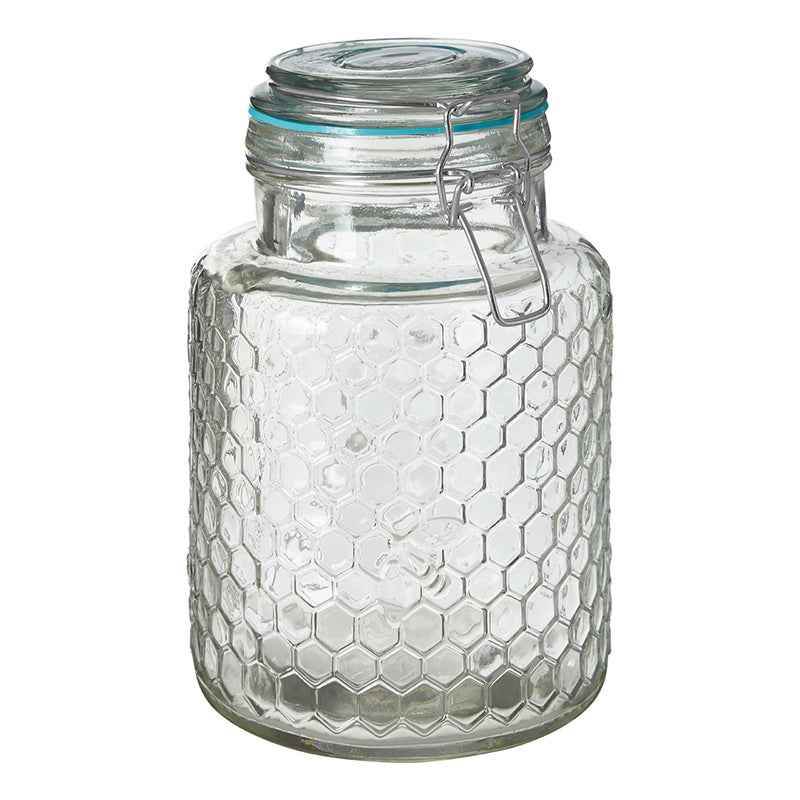 Apiary Blue Seal Small Glass Jar - Premier Home