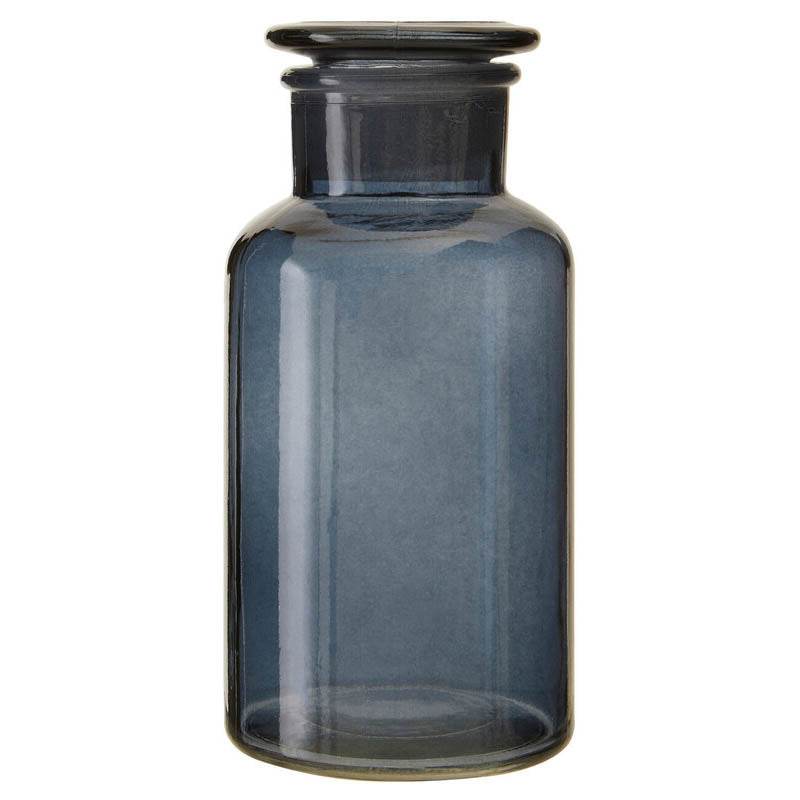 Apothecary Large Smoke Grey Reagent Bottle - Premier Home