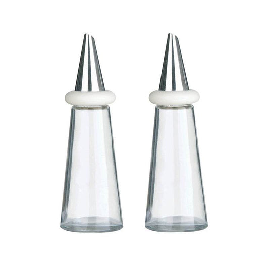 Cream Plastic Oil And Vinegar Set - Premier Home
