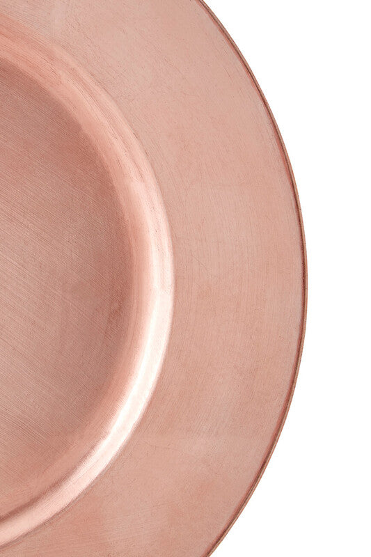 Rose Gold Charger Plate