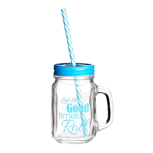 Square Good Times Jar Mug - 450Ml - Premier Home