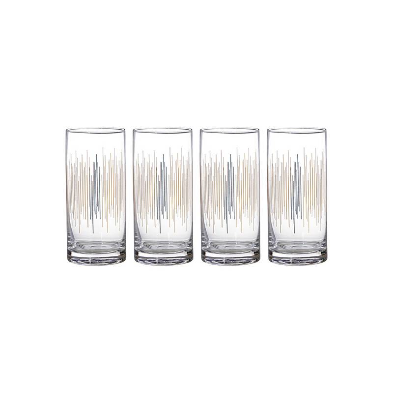 Jazz Highball Glasses Set of 4