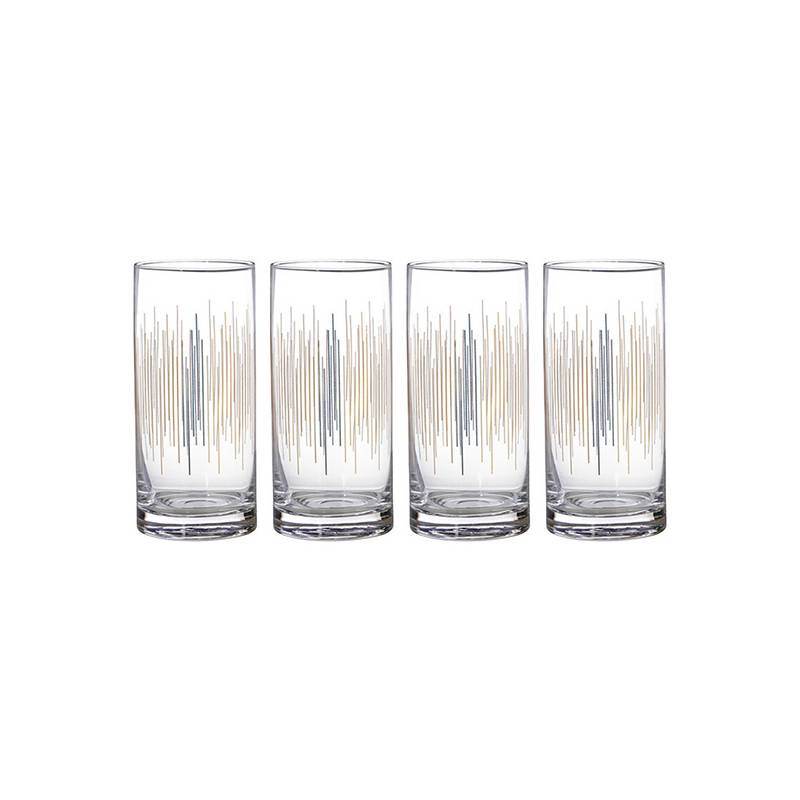 Jazz Highball Glasses Set of 4 - Premier Home